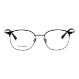 Черно-серебро [0 Степень Смола Защита от синего света Линзы]