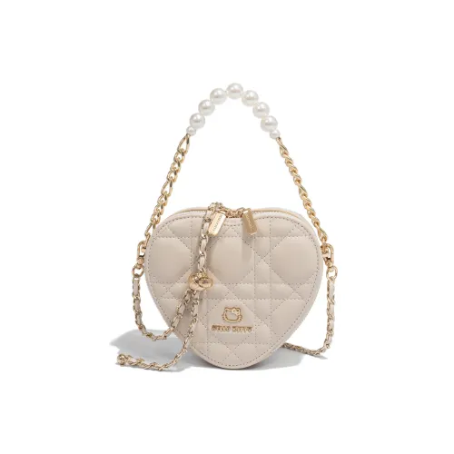 Sanrio HelloKitty Hello Kitty PU (полиуретан) Сумка Стандартная Женская Экрю Черный Светло-Синий