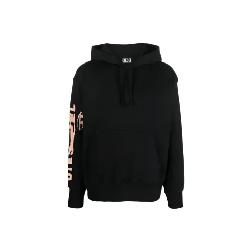 DIESEL Мужские черные свитшоты