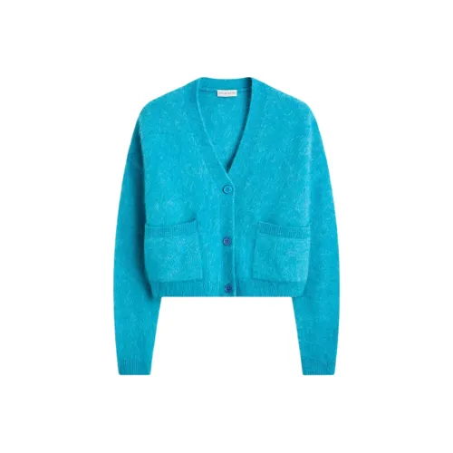 SCANLAN THEODORE Brushed Mohair Cropped Cardigan Knitted Women's