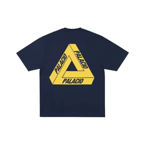 PALACE Темно-синие унисекс T-рубашки