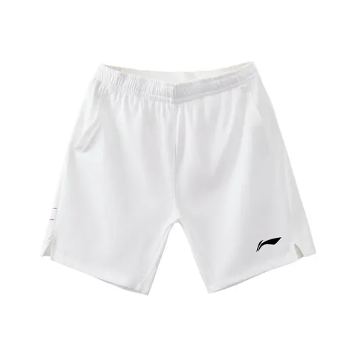 LINING Белый Унисекс Повседневные шорты