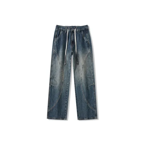 AZVK YDN 1182 Синий Мужские Джинсы