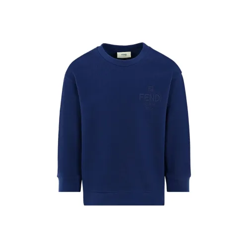 FENDI Синий Kids Свитшоты
