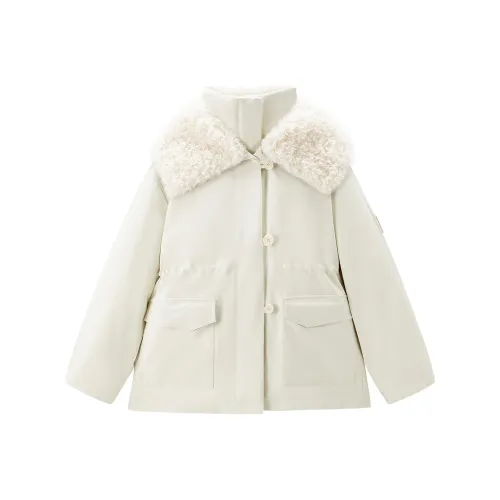 PEACEBIRD Экрю Женские Пуховики