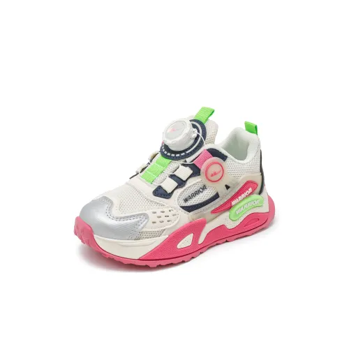 Warrior Толстая подошва амортизация износостойкий низкий топ беговые кроссовки детские