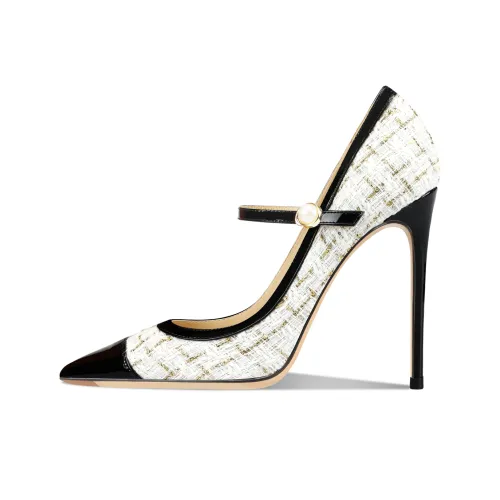 Siwei Узкий каблук Высокие каблуки Женские Белые