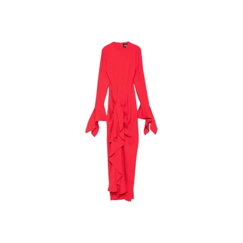 SOLACE LONDON Длинное платье с длинными рукавами женское