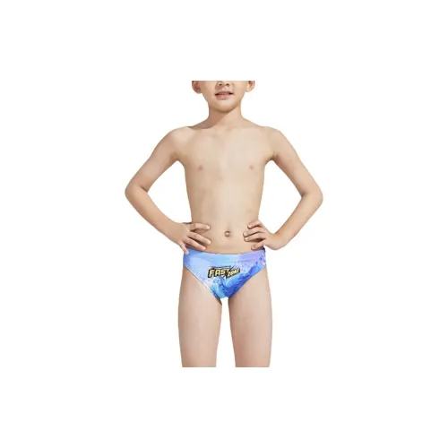 ZOKE SS25 Облегающий детский купальник лето для детей 3-7 лет фиолетово-синий гонки