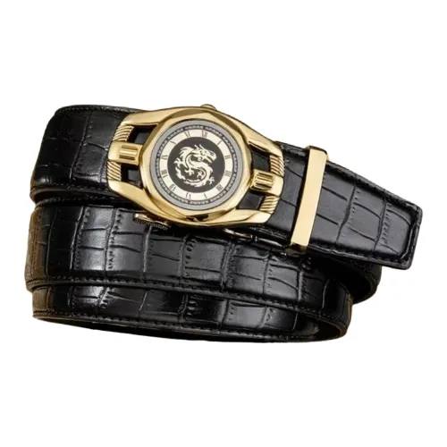 Devanro Ремни из натуральной коровьей кожи мужские 3,5 см