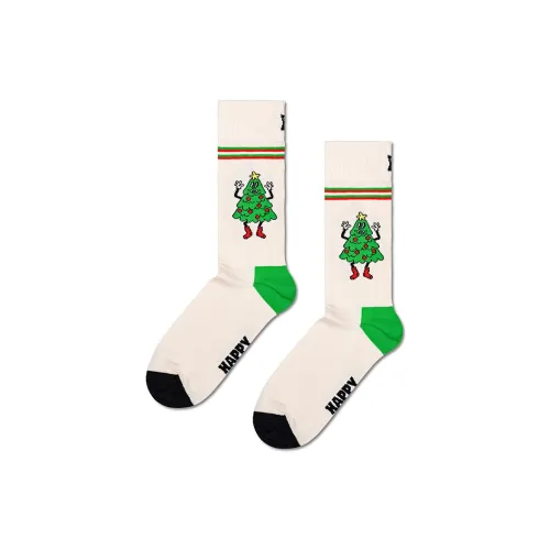 Happy Socks Белые Унисекс MID Носки до икры
