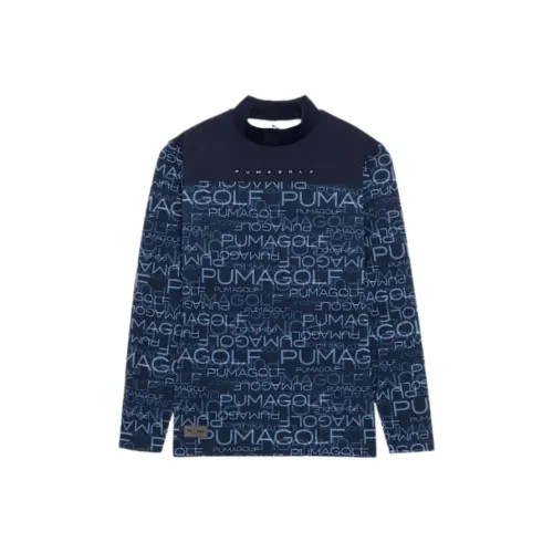 PUMA Golf Blue Men's Shirts PUMA Golf Синий Мужские Рубашки