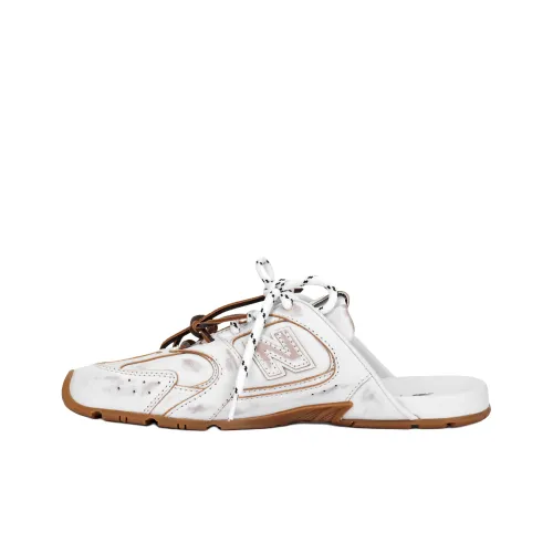 New Balance x MIU MIU NB 530 SL Домашние тапочки Женские Белые