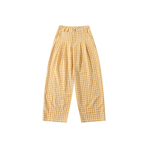 Incolore Желтые Женские Повседневные Брюки