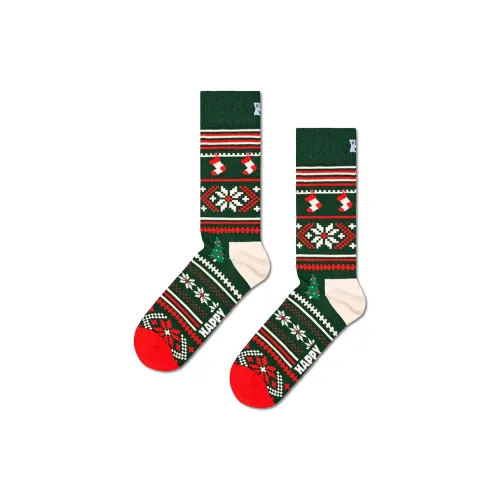 Happy Socks Red Unisex Mid Calf Socks Happy Socks Красные Унисекс Носки до икры Mid