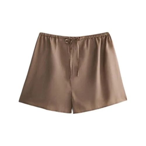 ZARA Коричневые Женские Пижамные Штаны