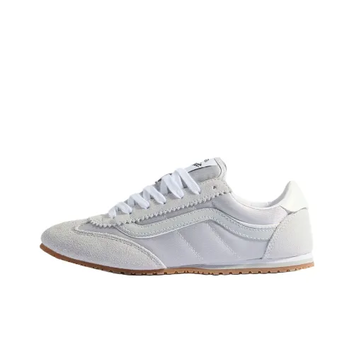 Vans Super Lowpro Дышащий Низкий Топ Повседневная Обувь Унисекс Серый