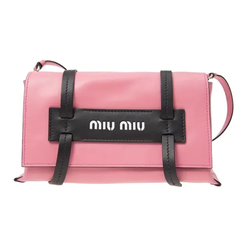 MIU MIU Телячья кожа Сумка через плечо Женская Розовая