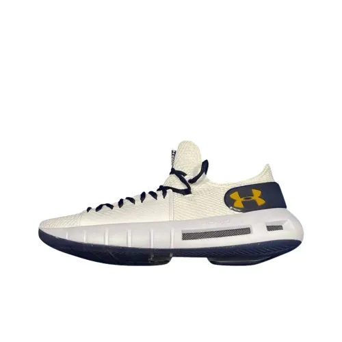 Under Armour HOVR Havoc Low Баскетбольные кроссовки Мужские Белые