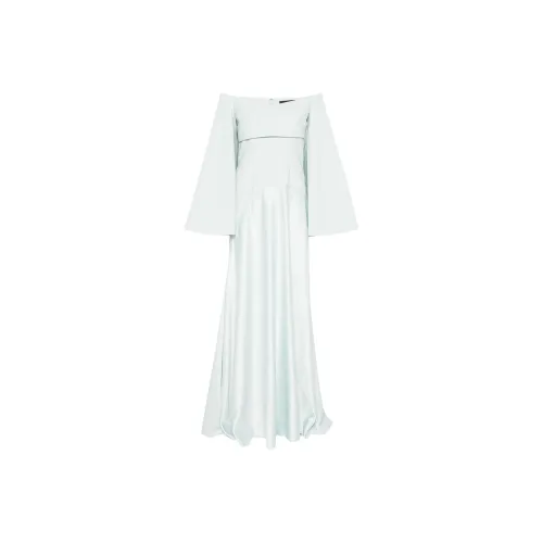 SOLACE LONDON Длинное платье с длинными рукавами женское