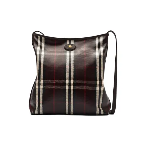 Burberry Компактная Сумка Через Плечо Highlands Регулируемый Наплечный Ремень Из Кожи Застежка-молния Вручную Прокрашенные Края