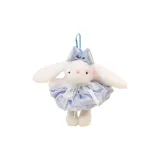 Синий Шаро Жаккард Капля Ухо Кролик