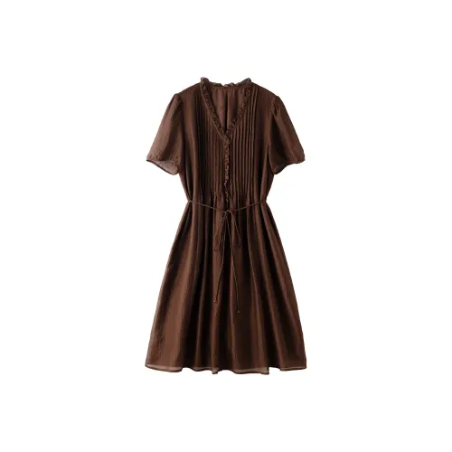 To The West Короткий рукав Платье Женское