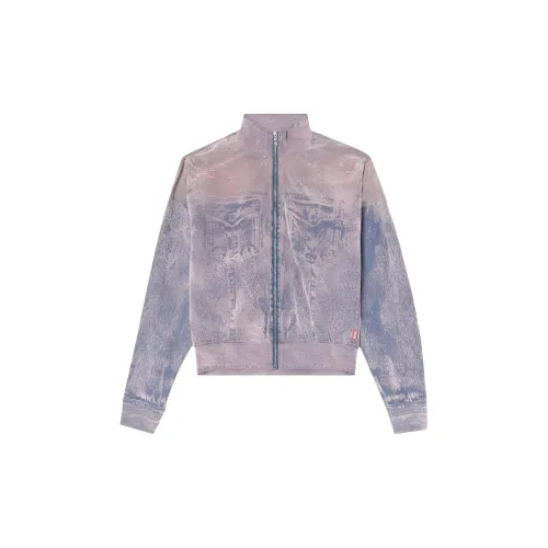 DIESEL Синий/фиолетовый Женские Свитшоты