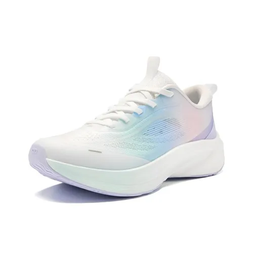 QIAODAN Амортизаторы Shock Absorbers Low Top Повседневные Беговые кроссовки Женские Белый Синий Фиолетовый