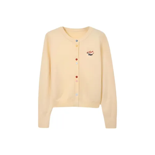 DANCANG Бежевый Женский Трикотаж