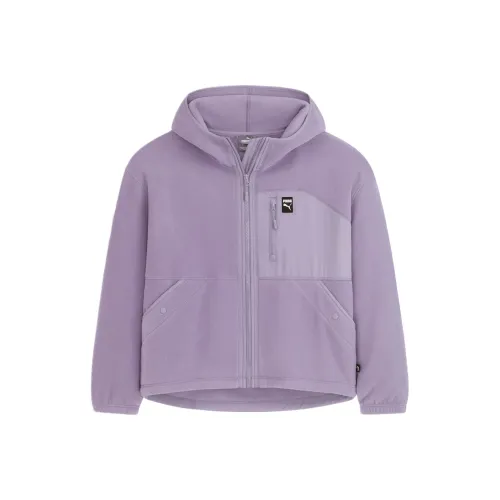 PUMA Polar Fleece Women's Hooded Velvet Feel Coat Women's
