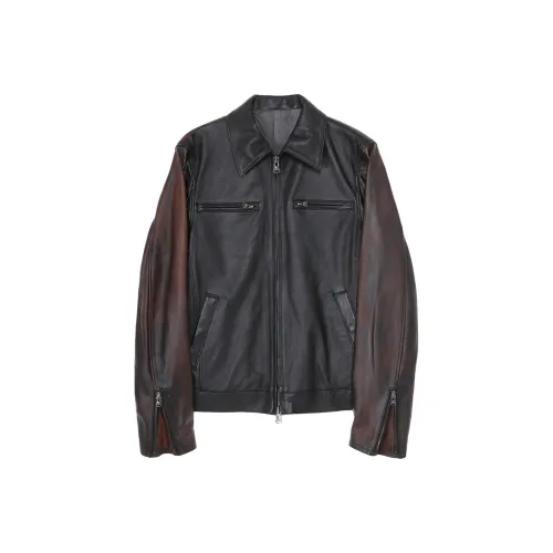 Yohji Yamamoto Pour Homme FW25 Кожа Куртка Мужская