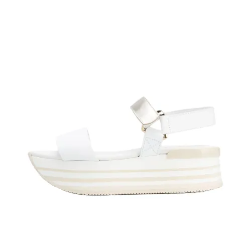 HOGAN One Ремешок Сандалии 6 см Женские Белые
