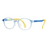 53035M C1 Прозрачная Синяя Рамка с Желтыми Ногами