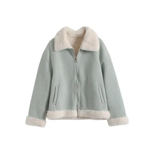 ONE PASS STUDIO Светло-синие Женские Куртки