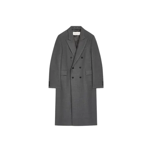 DRIES VAN NOTEN Темно-серый мужской пальто