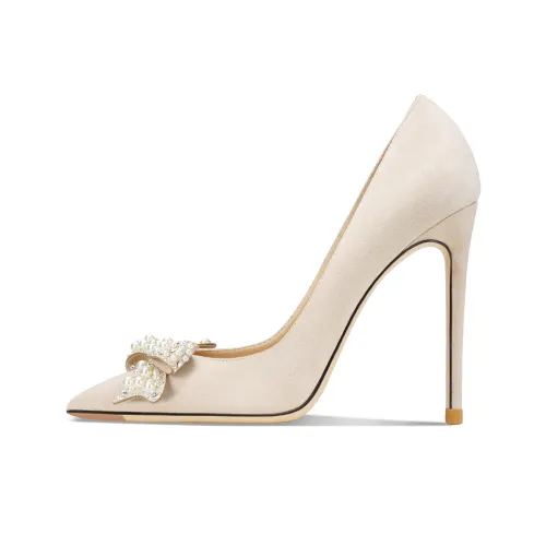 Siwei Узкий каблук Высокие каблуки Женские Абрикос