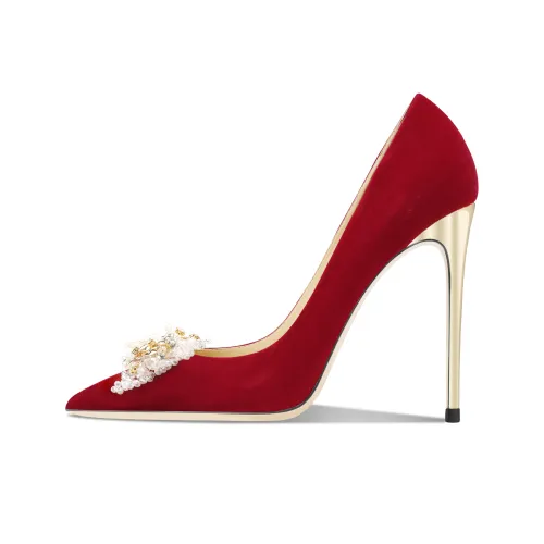 Siwei Высокие каблуки Красный Женские