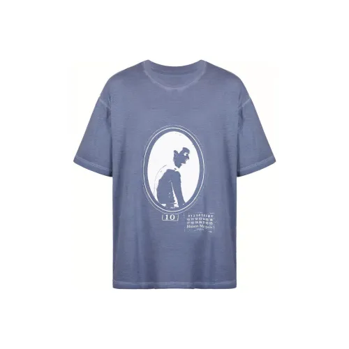 Maison Margiela Мужские синие T-рубашки