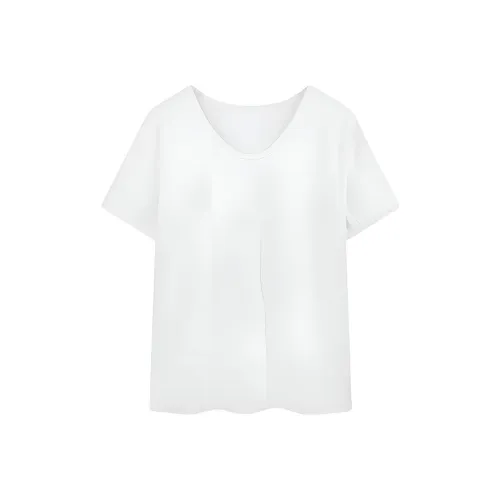 COVER TIME Белый Женские T-рубашки