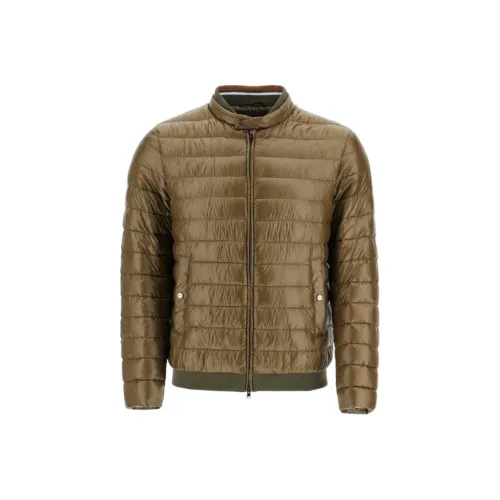 HERNO Коричневый Зеленый Мужские Куртки