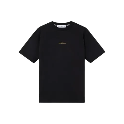STONE ISLAND Мужские черные T-рубашки