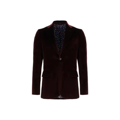 Paul Smith Мужские деловые костюмы бордового цвета