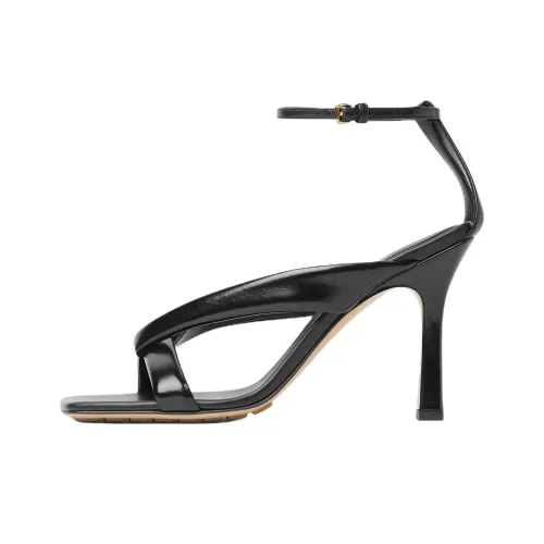 Bottega Veneta Riva One Ремень Сандалии 9 см Женские Черные