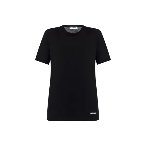 JIL SANDER Черные Женские T-рубашки