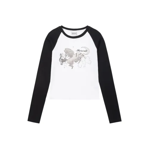 ISaluteU Реглан рукав T-рубашка Женская