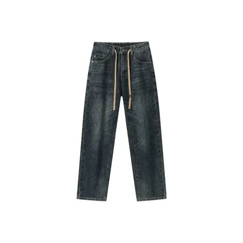 HALEBOSS Синий Мужской Джинсы