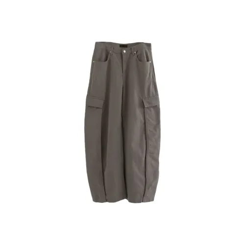 LOWEAR Серые Женские Повседневные Штаны