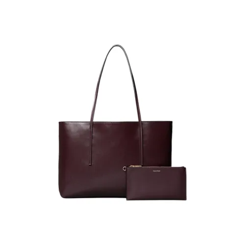 CALVIN KLEIN Полиэстер Сумка Женская Красно-коричневая