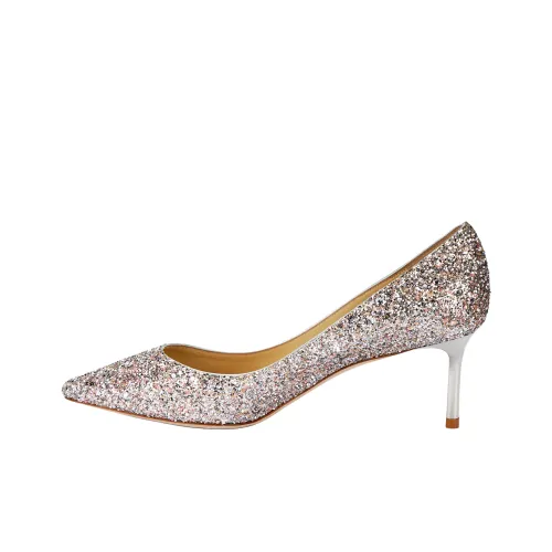 Jimmy Choo Romy 60 Узкий каблук Высокие каблуки Женские Оранжево-розовый